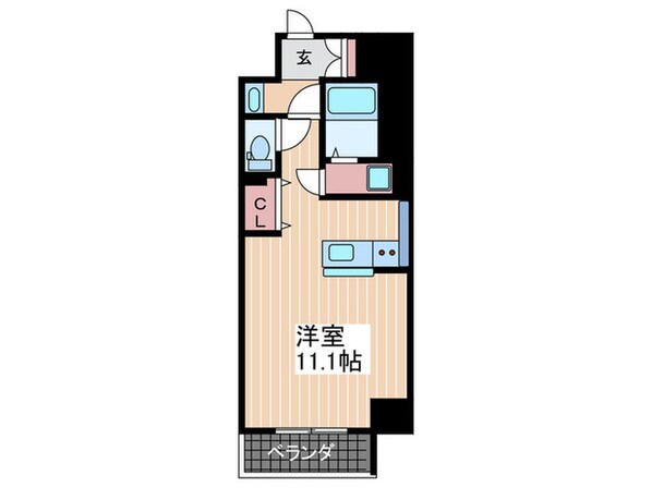 ブランシエスタ河原町の物件間取画像